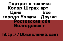 Портрет в технике “Колор-Штрих-арт“ › Цена ­ 250-350 - Все города Услуги » Другие   . Ростовская обл.,Волгодонск г.